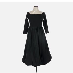 A New Day Black off Shoulder Midi Dress